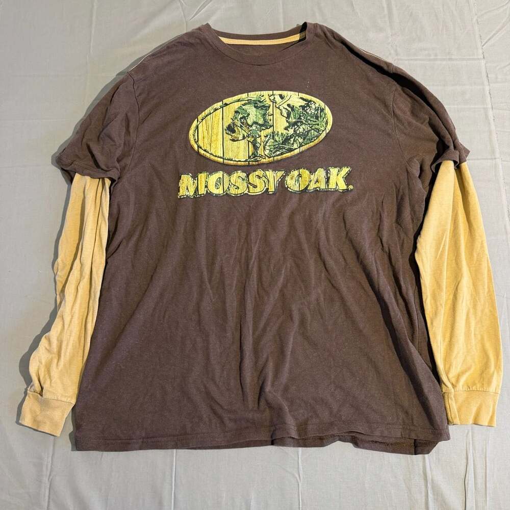 Mossy Oak Turkey T-shirt Men's Size XL Short Sleeve Crew Neck Front Graphic